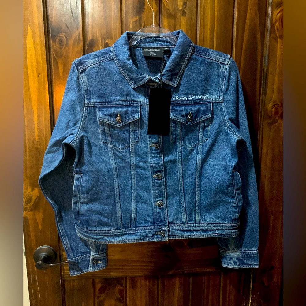 NWT Harley Davidson Jean Jacket